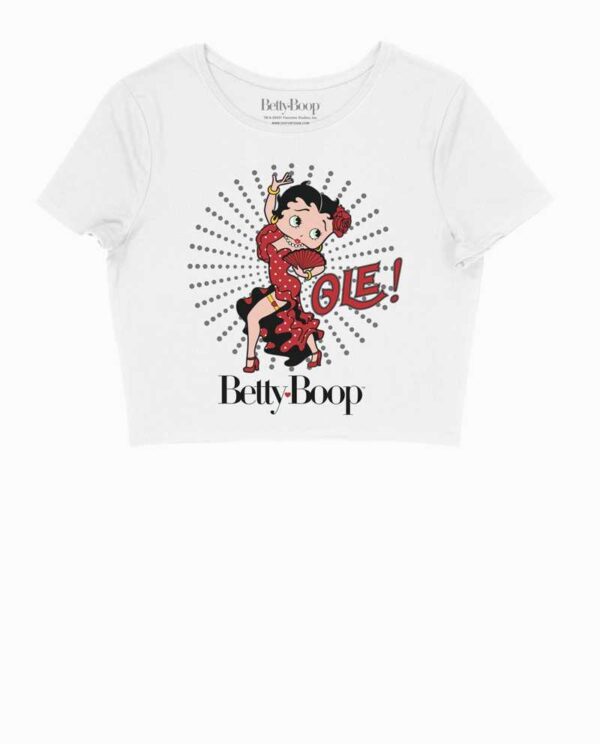 Betty Boop Ole Crop Top Main Image