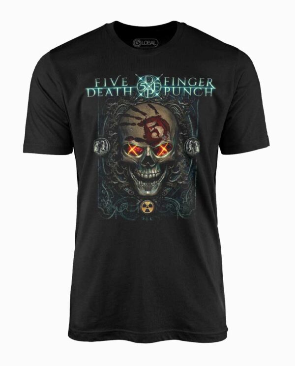 Five Finger Death Punch Iron Skull Black T-Shirt