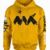 Peanuts Charlie Brown Yellow Zig Zag Stripe Hoodie Main image