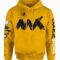 Peanuts Charlie Brown Yellow Zig Zag Stripe Hoodie Main image