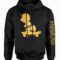 Peanuts Charlie Brown Graffiti Black Hoodie Main Image