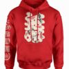 Peanuts Snoopy Kanji Red Hoodie Main Image