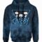 Peanuts Crabby Lucy Blue-Black Wash Hoodie Main Image
