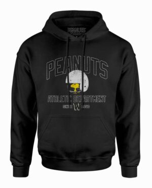 Peanuts Woodstock Athletic Dept. Black Hoodie Main Image