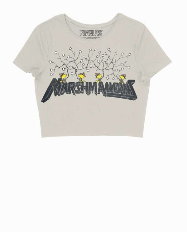 Peanuts Woodstock Marshmallows Crop Top Main Image