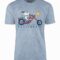 Peanuts Snoopy California Blue Mineral Wash T-shirt Main Image