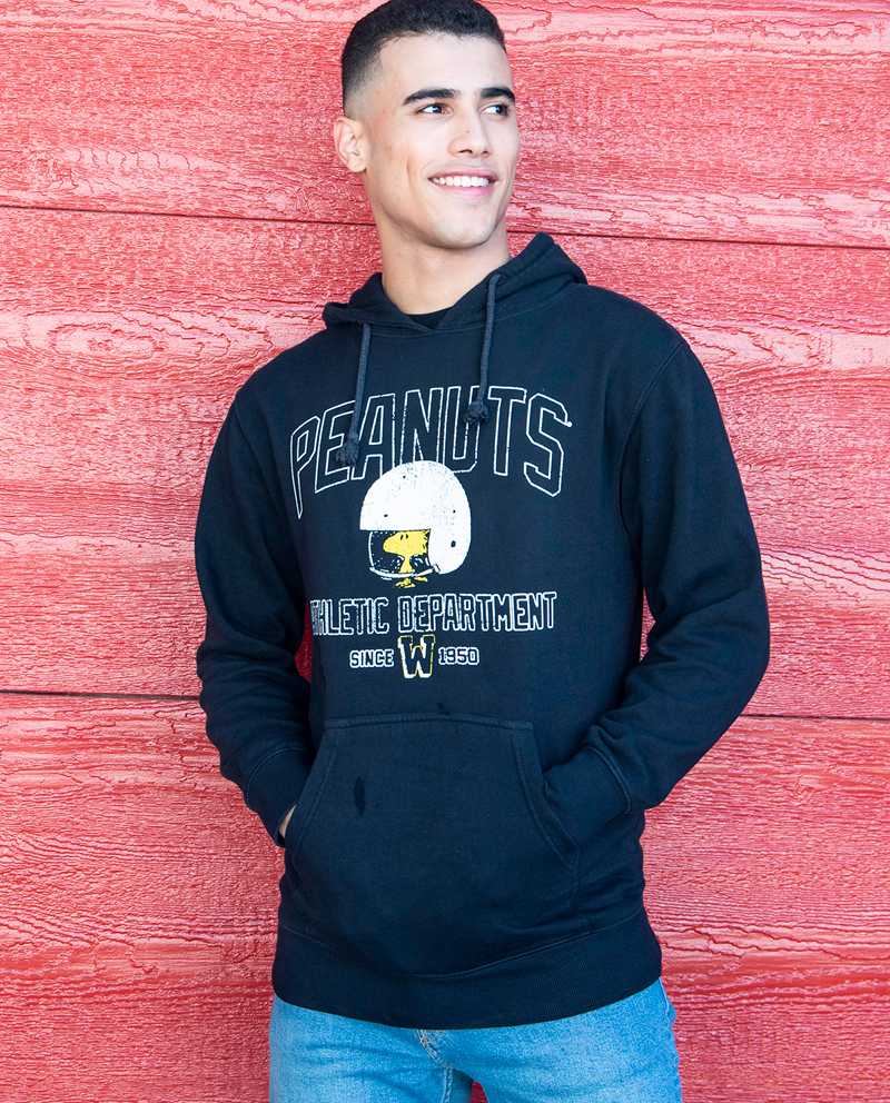 Peanuts Woodstock Athletic Dept. Black Hoodie | Pop Cult 