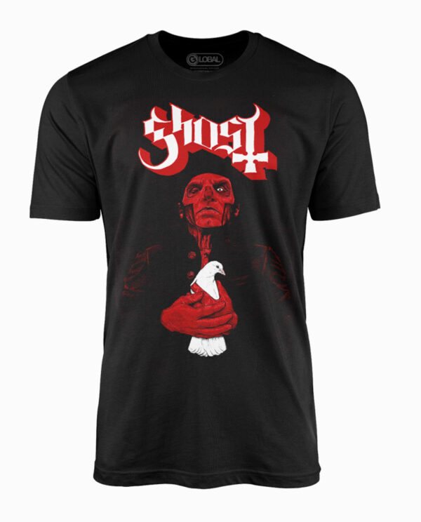 Ghost Dove Red Black T-Shirt
