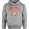 Peanuts Screen Printed Light Grey Hooded Sweatshirt