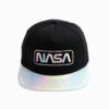 NASA Reflective Brim Black Snapback