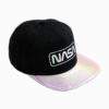NASA Reflective Brim Black Snapback