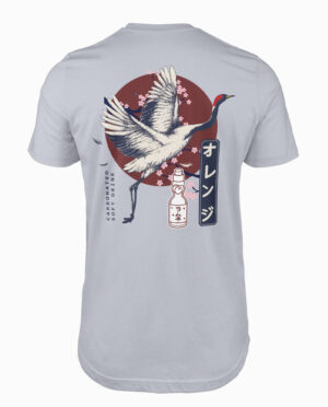 Ramune Crane Silver T-Shirt