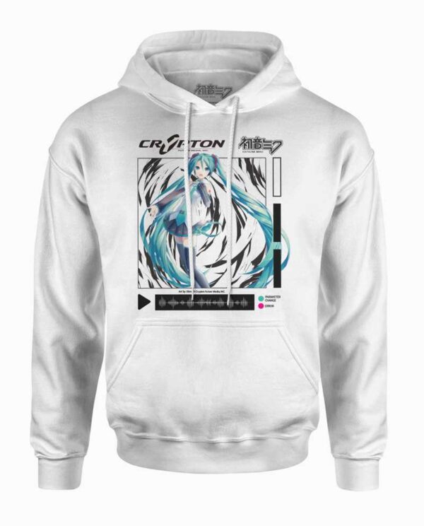 Hatsune Miku White Hoodie Main Image
