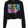 Hatsune Miku Black Hooded Crop Main Image