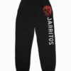 Jarritos Luchador Jamaica Flowers Black Joggers Main Image