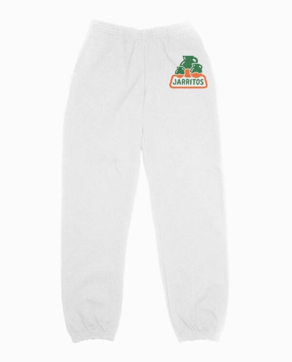 Jarritos Logo White Joggers Main Image