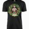 Jarritos Wreath Luchador Black T-Shirt Main Image