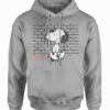 Peanuts Snoopy Graffiti Grey Hooded Sweatshirt