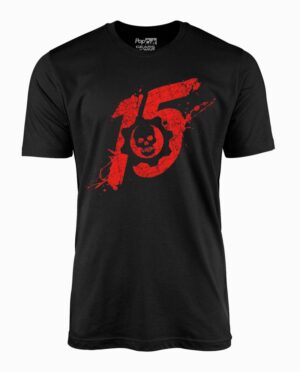 MENS SIZE XLARGE GEARS OF WAR RED CARMINE MUST DIE GRAPHIC TSHIRT NEW  #13004