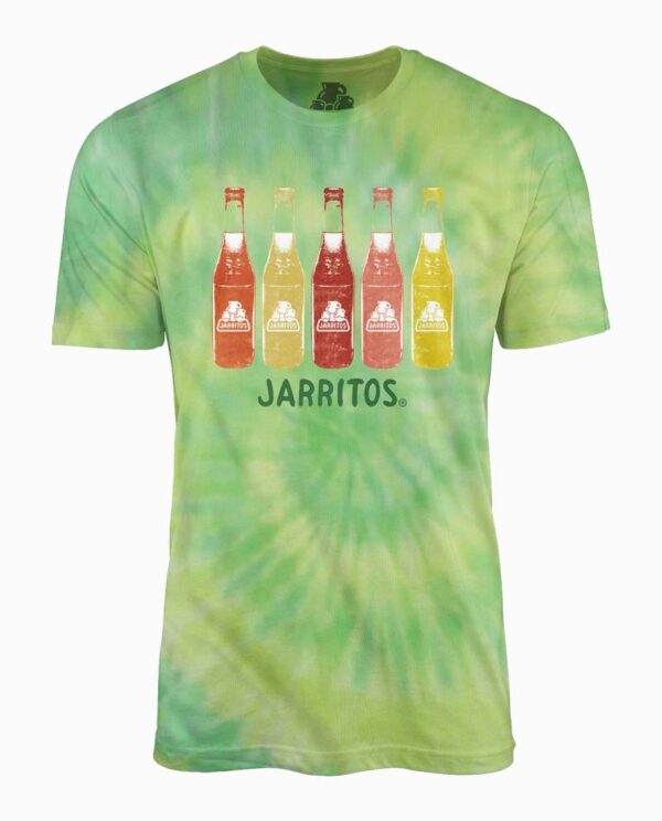 Jarritos Lime Green Tie-Dye Swirl T-Shirt Main Image