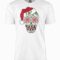 Jarritos Sugar Skull Santa White T-Shirt Main Image