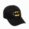 Batman Low Profile Black-Yellow Snapback Hat Side Main Image