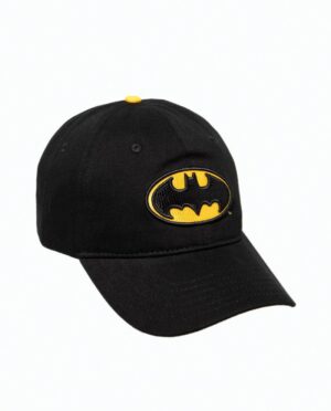 Batman Low Profile Black-Yellow Snapback Hat Side Main Image