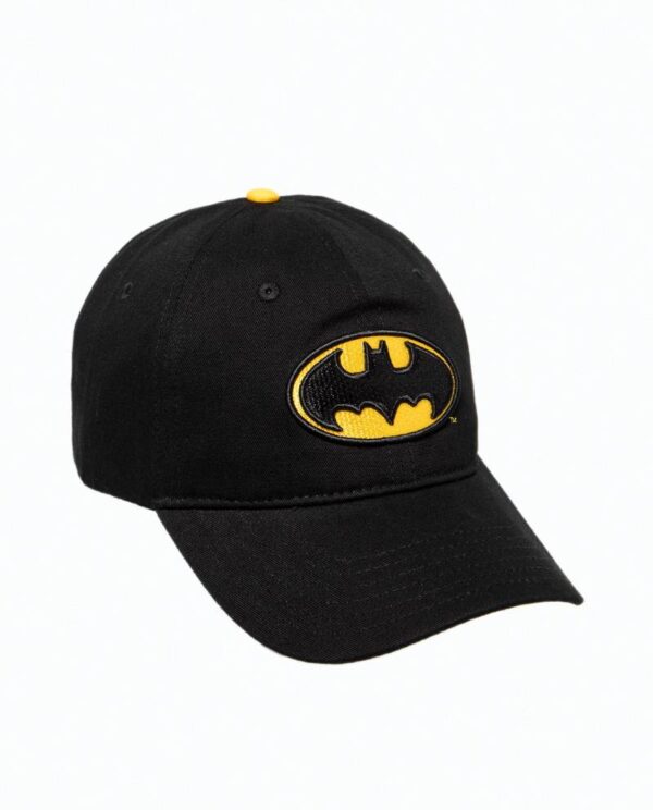 Batman Low Profile Black-Yellow Snapback Hat Side Main Image
