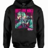 Hatsune Miku Repeat Logo Black Hoodie Main Image