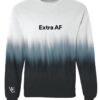 Walter Geoffrey Extra AF Gray-White Dip Wash Sweatshirt Main Image
