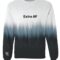 Walter Geoffrey Extra AF Gray-White Dip Wash Sweatshirt Main Image