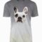 Walter Geoffrey Puppy Face Gray-Creme Wash T-Shirt Main Image