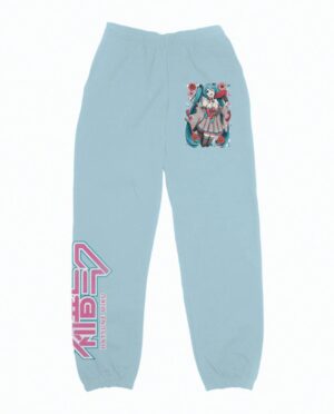 Hatsune Miku Light Blue Joggers Main Image