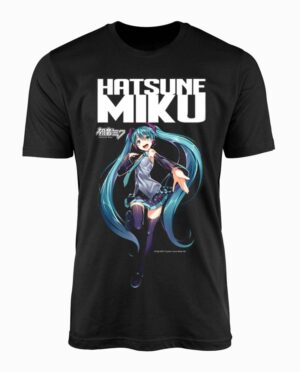 Hatsune Miku Black Tee Main Image
