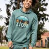 National Parks Green Hoodie Main Image