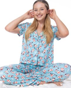Hello Kitty Blue 2 pc. Pajamas Main Image