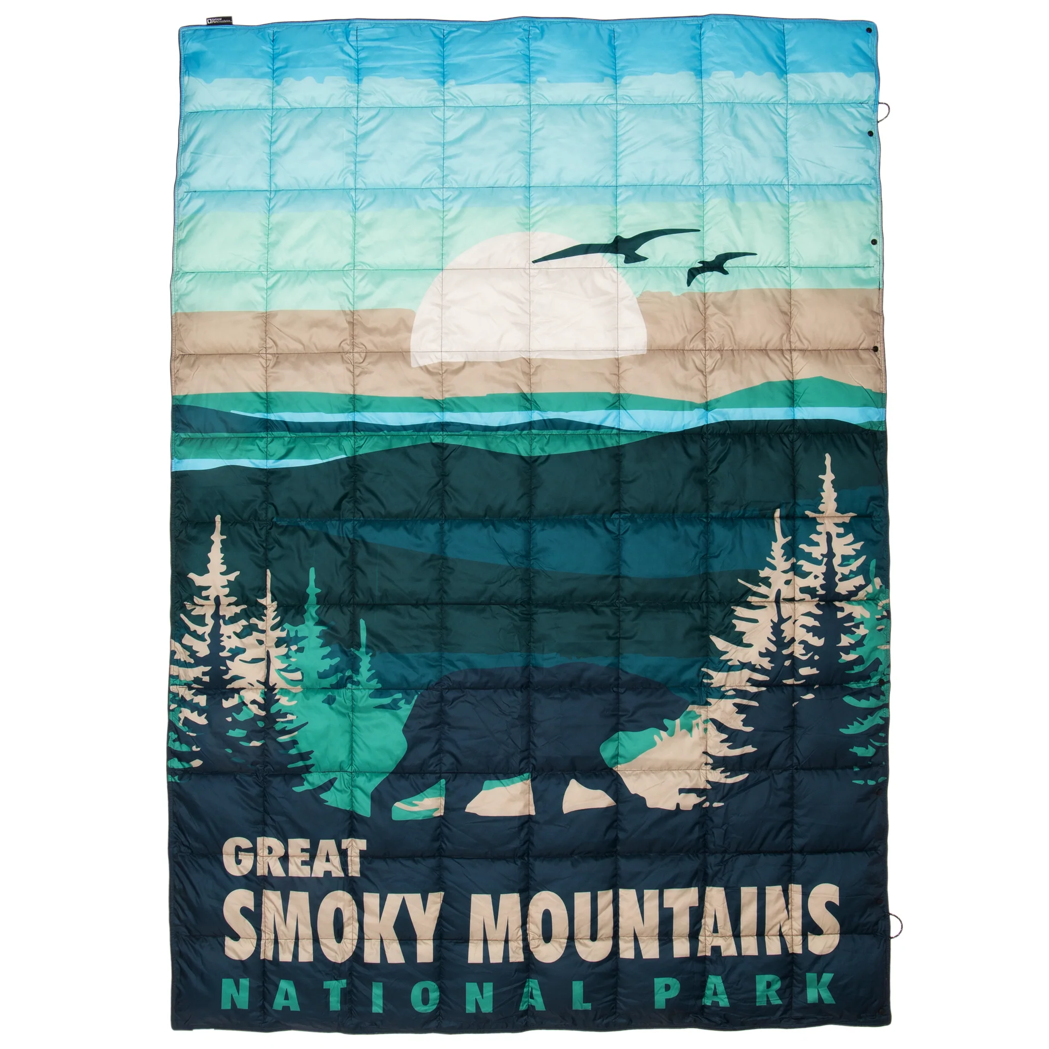 Smoky Mountains Camping Blanket Main Image