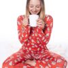 Hello Kitty x Cup Noodles Red Onesie Pajamas Main Image
