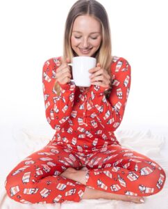 Hello Kitty x Cup Noodles Red Onesie Pajamas Main Image